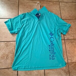 Columbia Teal Sportswear Polo